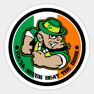 You'll Never Beat the Irish Sticker